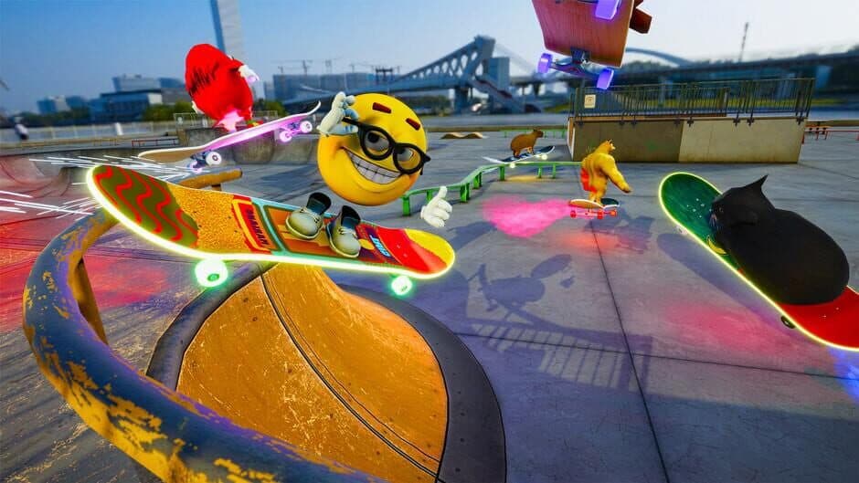 Скриншот 1 из Skateboard Drifting Simulator with Maxwell Cat: The Game