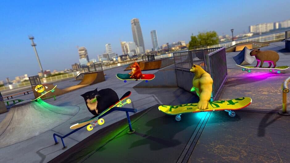Скриншот 3 из Skateboard Drifting Simulator with Maxwell Cat: The Game