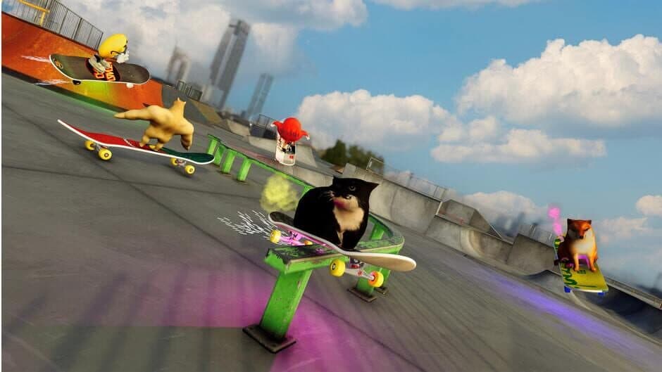 Скриншот 6 из Skateboard Drifting Simulator with Maxwell Cat: The Game