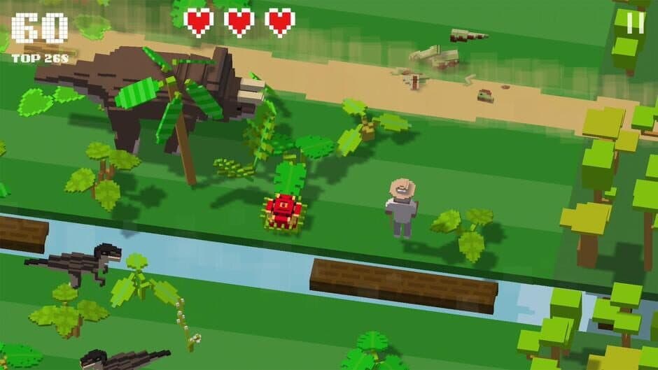 Скриншот 2 из Jurassic Hopper: Crossy Dinos