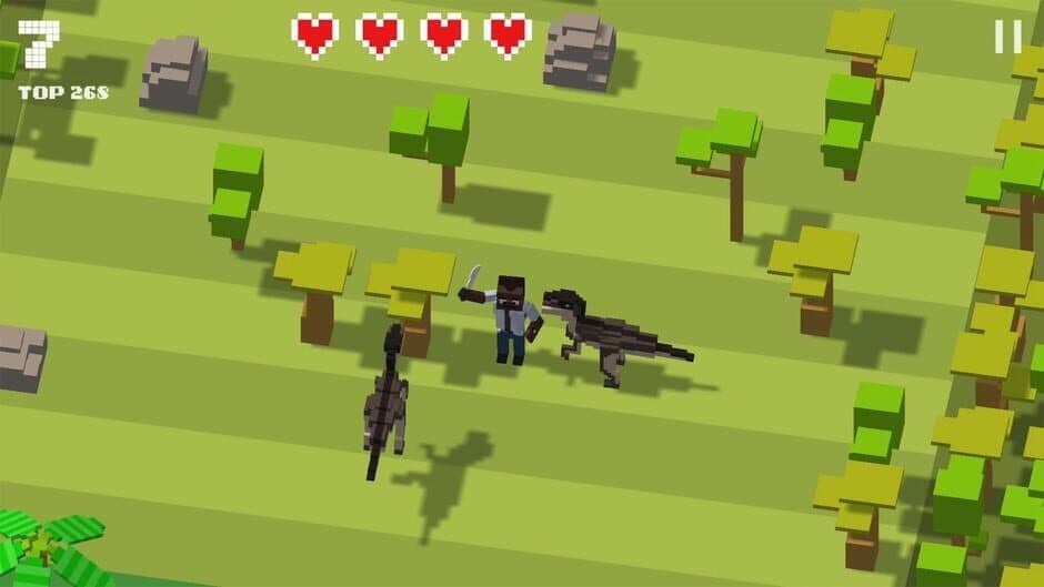 Скриншот 1 из Jurassic Hopper: Crossy Dinos