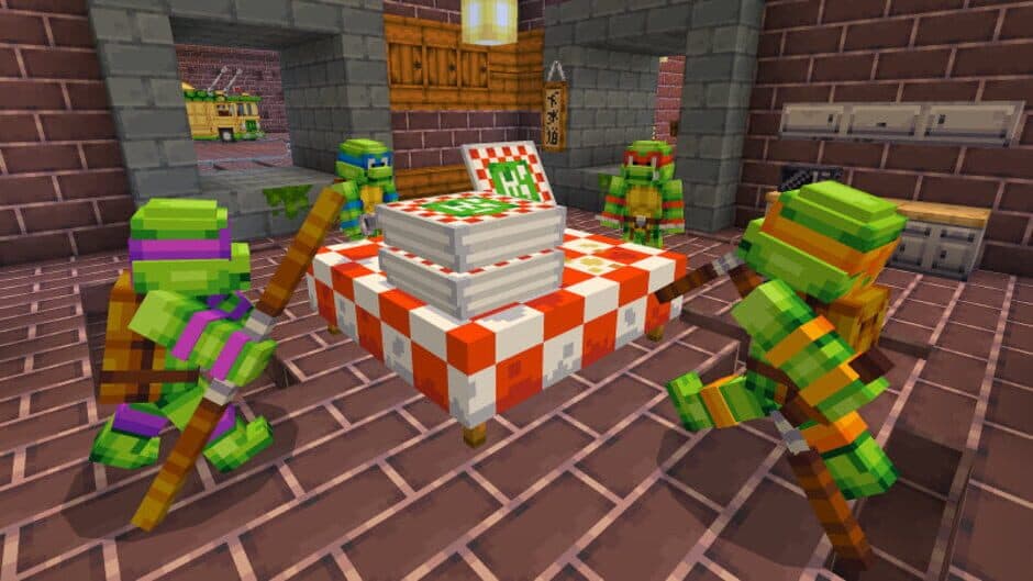 Скриншот 1 из Minecraft: Teenage Mutant Ninja Turtles