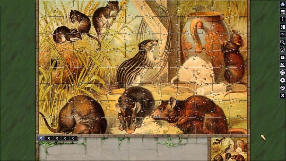 Скриншот 9 из Pixel Puzzles: Illustrations & Anime - Jigsaw Pack: Book of Nature