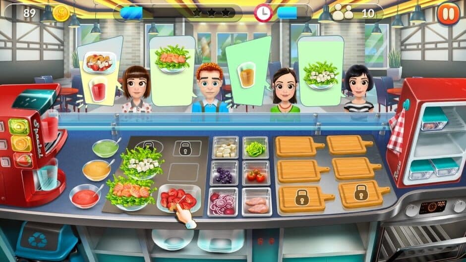 Скриншот 3 из Cooking Arena: Salad Bar Tycoon