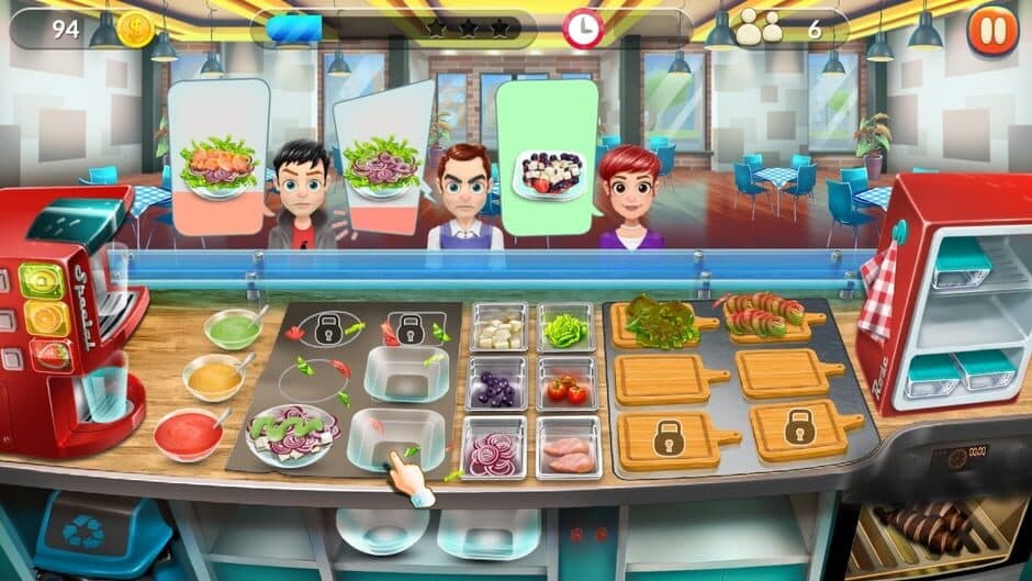 Скриншот 4 из Cooking Arena: Salad Bar Tycoon
