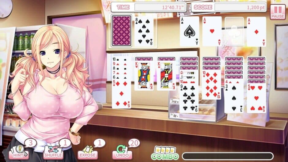 Скриншот 2 из Pretty Girls Klondike Solitaire Plus