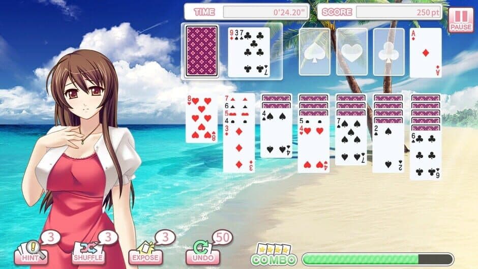 Скриншот 5 из Pretty Girls Klondike Solitaire Plus