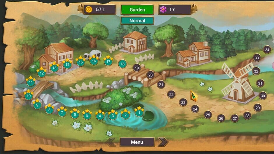Скриншот 2 из Solitaire Quest: Garden Story