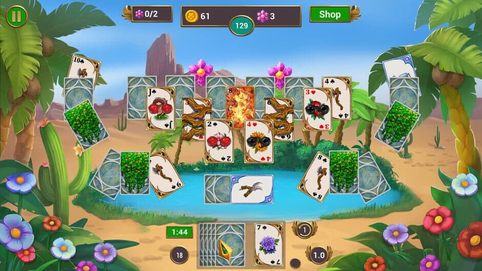 Скриншот 1 из Solitaire Quest: Garden Story