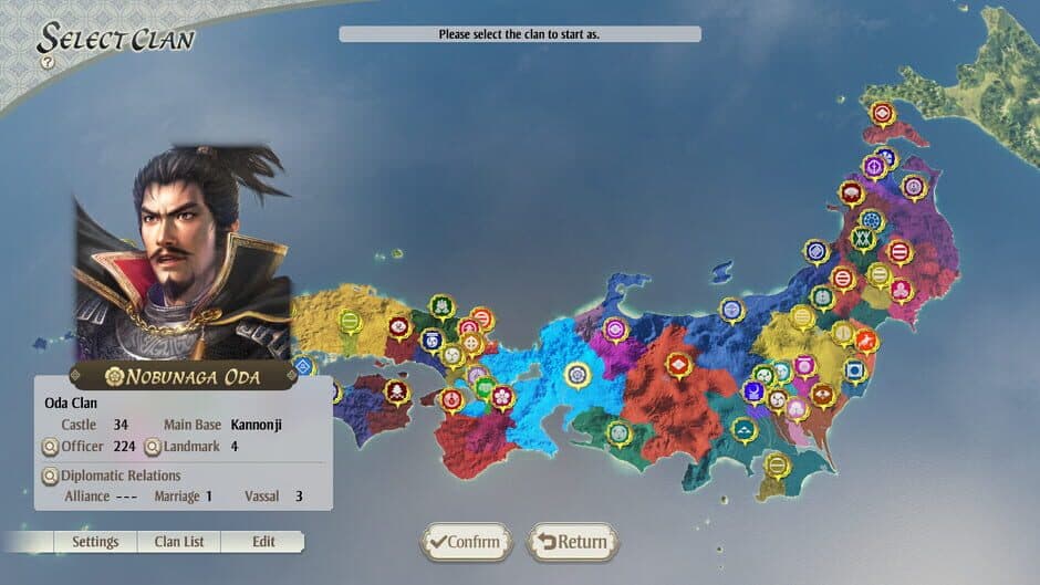 Скриншот 1 из Nobunaga's Ambition: Awakening - Scenario: "Battle of Tetorigawa"