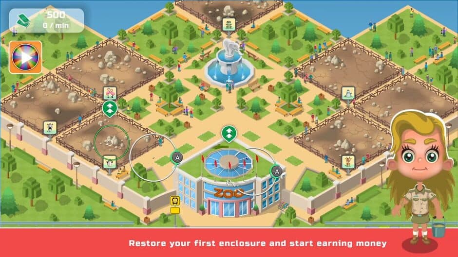 Скриншот 1 из Idle Zoo Park