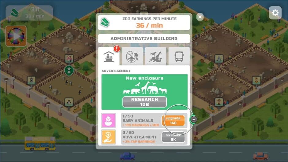 Скриншот 2 из Idle Zoo Park