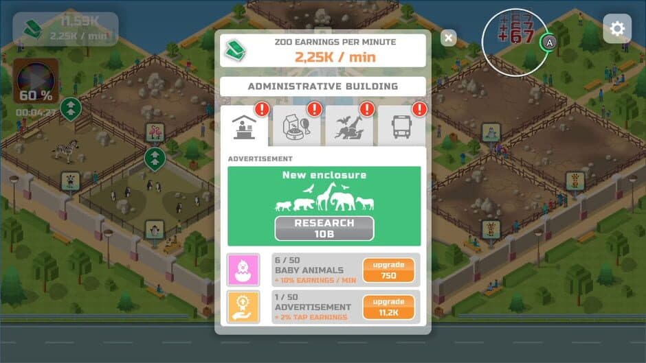 Скриншот 4 из Idle Zoo Park