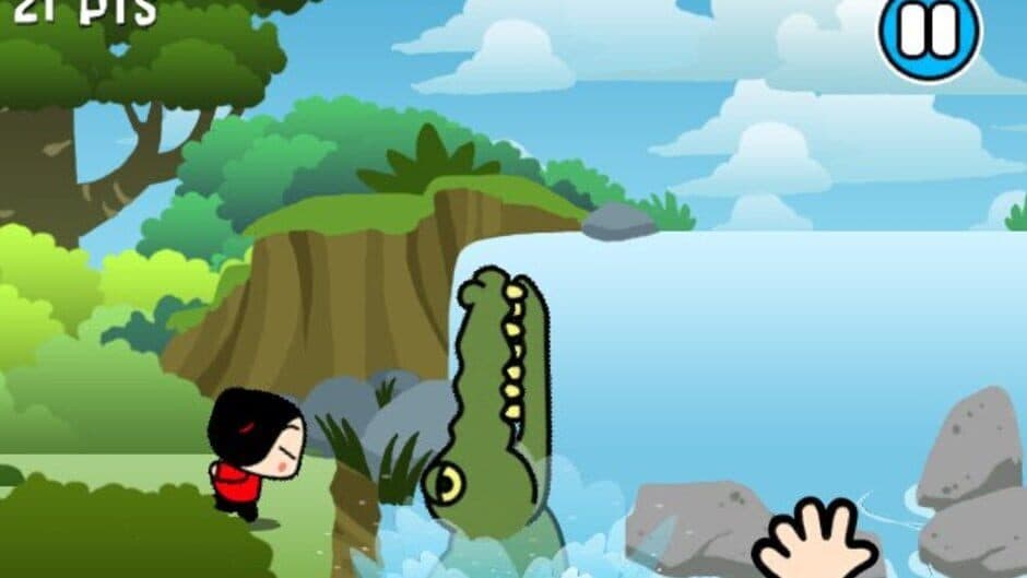 Скриншот 4 из Pucca's Kisses Game
