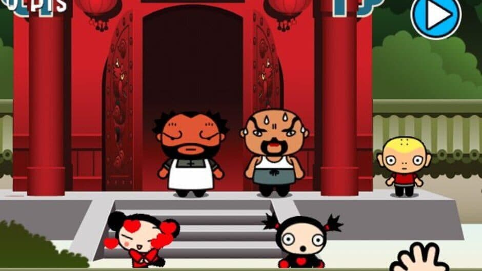 Скриншот 1 из Pucca's Kisses Game