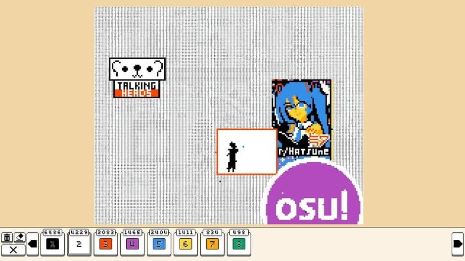 Скриншот 1 из Coloring Pixels: R/Place 2023 Pack