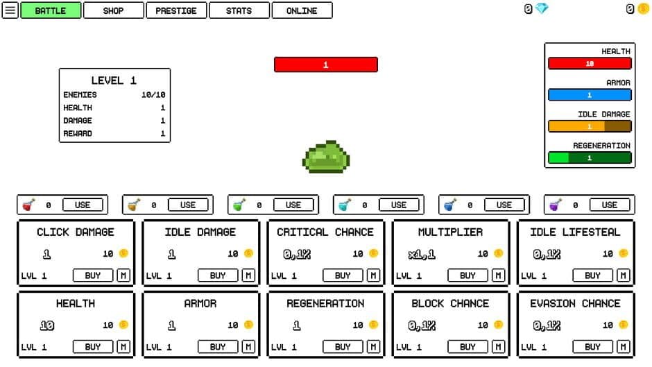 Скриншот 2 из One Life Clicker