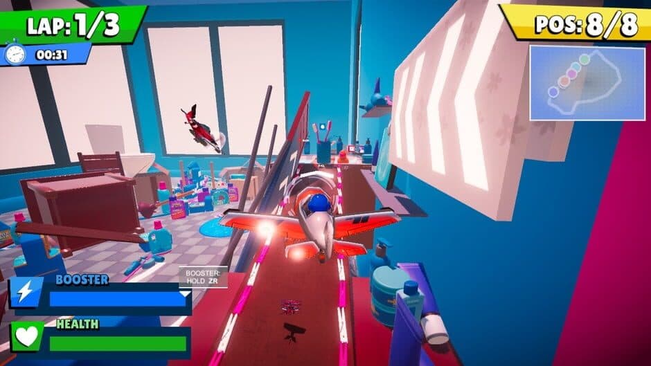 Скриншот 7 из Airplane Race Simulator 2 Player Game