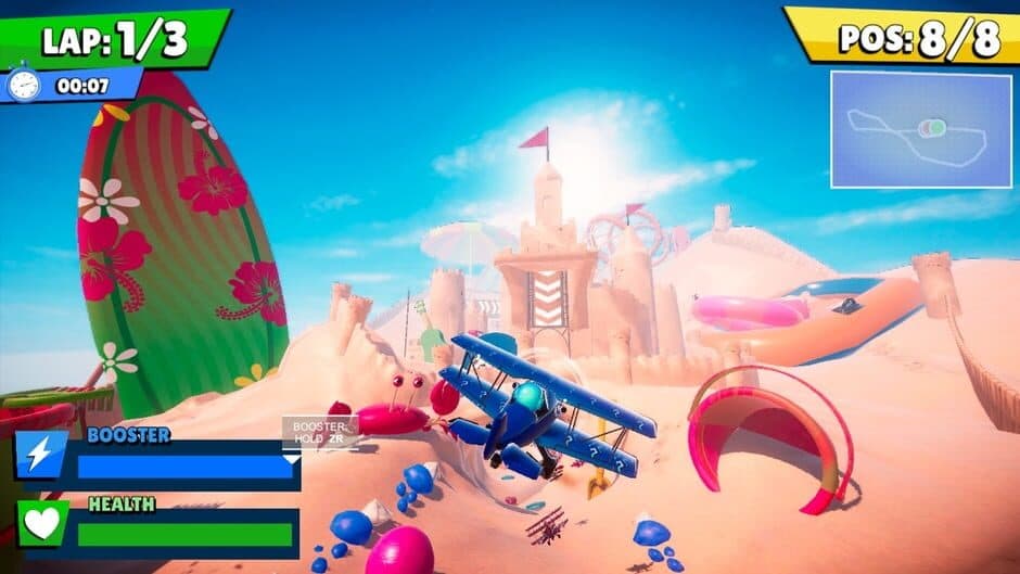 Скриншот 10 из Airplane Race Simulator 2 Player Game