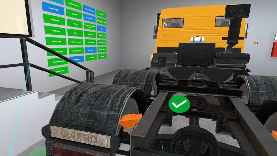 Скриншот 4 из Truck Preparation For Driving VR Training