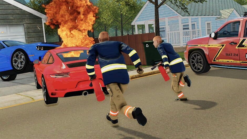 Скриншот 3 из Rescue Team 911 Simulator: Ambulance, Police, Firefighter