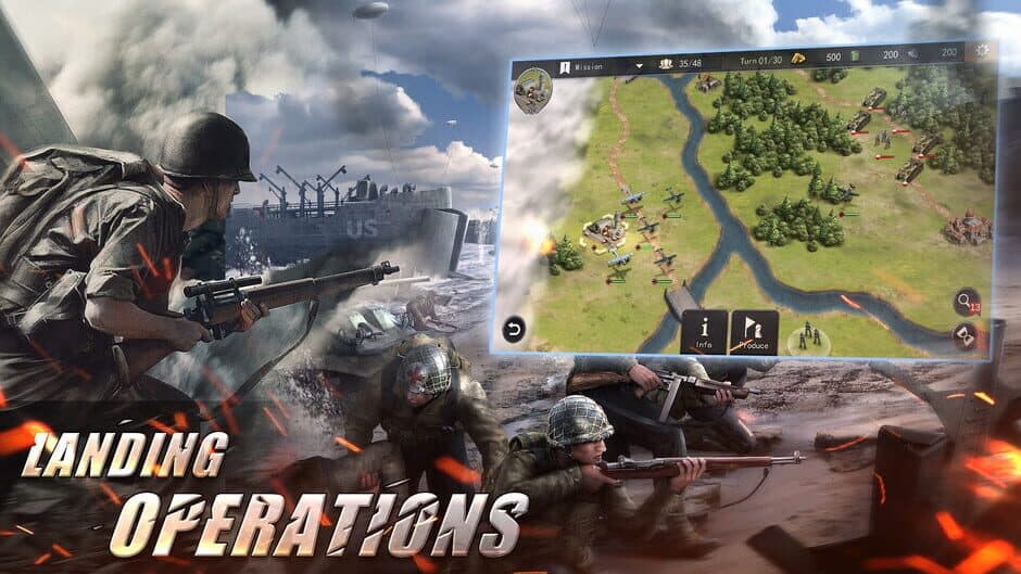 Скриншот 2 из World War 2: WW2 Strategy Games