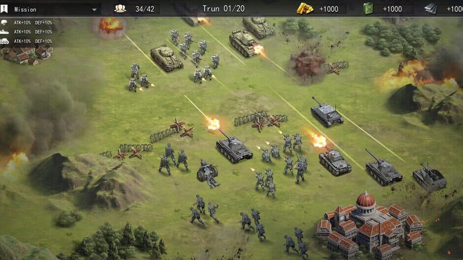 Скриншот 5 из World War 2: WW2 Strategy Games