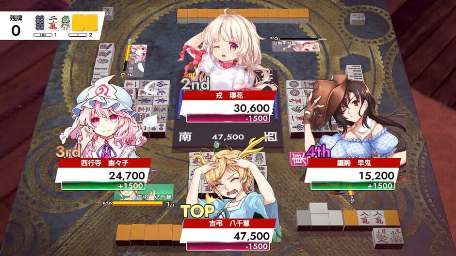 Скриншот 6 из Touhou Gensou Mahjong