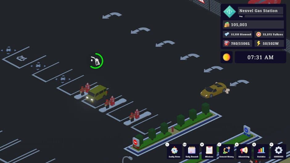 Скриншот 1 из Gas Station Tycoon