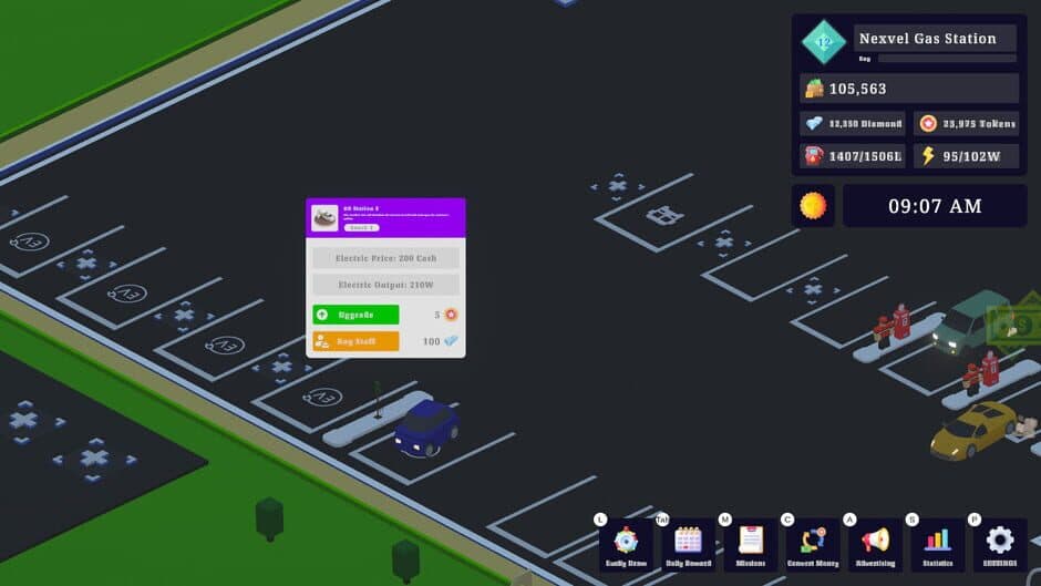 Скриншот 2 из Gas Station Tycoon