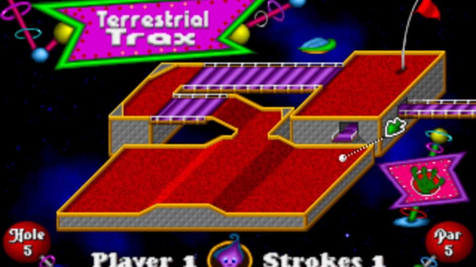 Скриншот 1 из Fuzzy's World of Miniature Space Golf