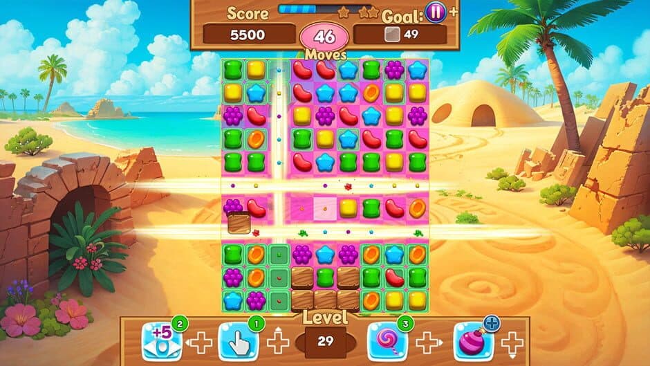 Скриншот 2 из Jelly Fruits Adventure: Magic Match 3 Puzzle