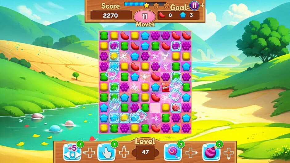 Скриншот 1 из Jelly Fruits Adventure: Magic Match 3 Puzzle