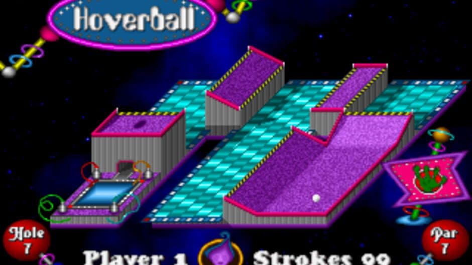 Скриншот 2 из Fuzzy's Cosmic Space Golf