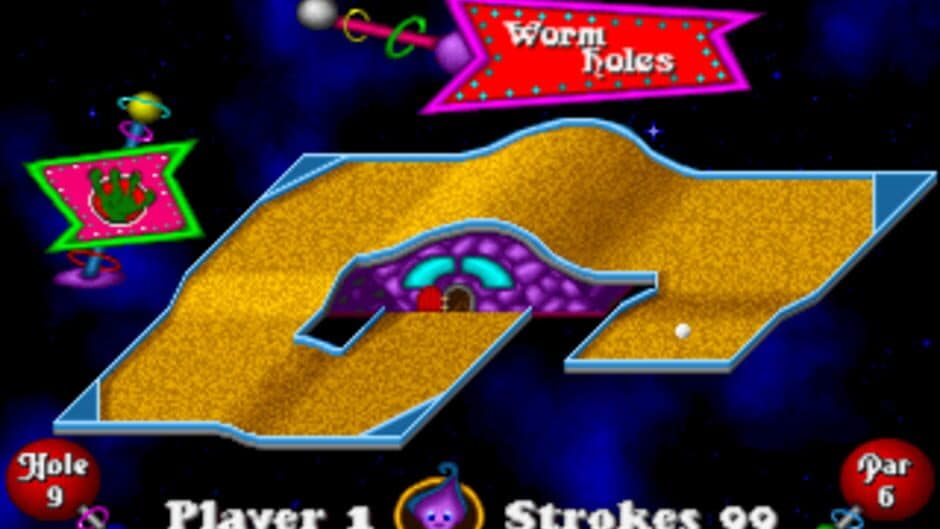 Скриншот 4 из Fuzzy's Cosmic Space Golf