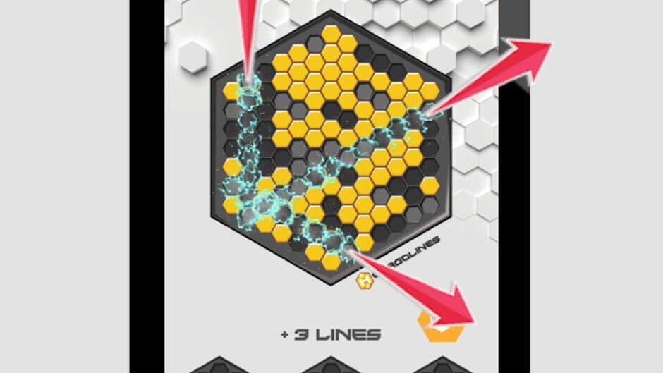 Скриншот 2 из Hexagolines