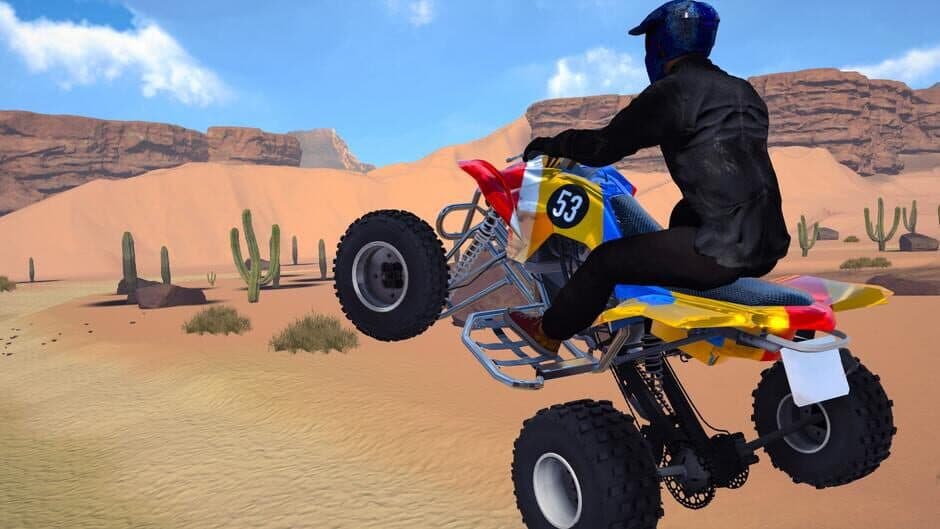 Скриншот 9 из ATV Monster Racing Simulator Rally Cross