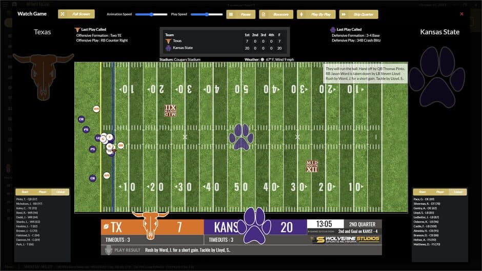 Скриншот 3 из Draft Day Sports: College Football 2024