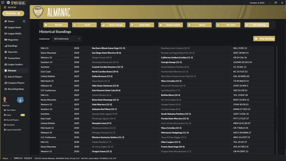 Скриншот 8 из Draft Day Sports: College Football 2024