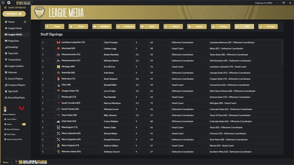 Скриншот 10 из Draft Day Sports: College Football 2024