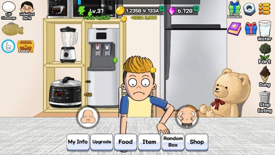 Скриншот 3 из Food Fighter Clicker Games