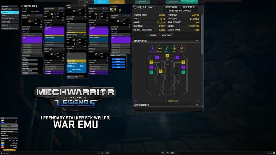 Скриншот 2 из MechWarrior Online: War Emu Legendary Mech Pack