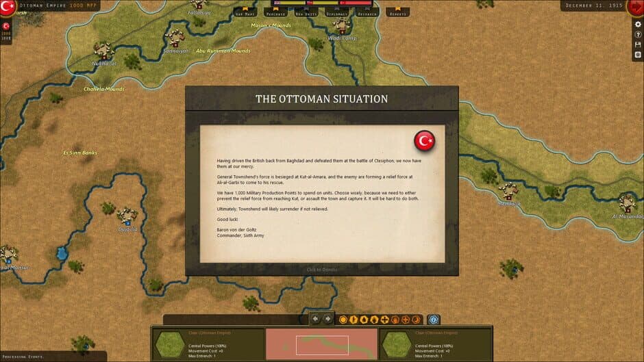 Скриншот 1 из Strategic Command: World War I - Empires in Turmoil