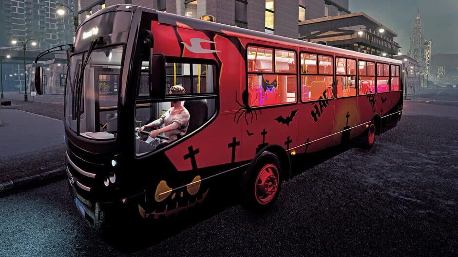 Скриншот 4 из Bus Simulator 21: Next Stop - Halloween Skin Pack