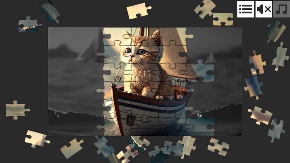 Скриншот 1 из Cat Jigsaw Puzzle Games: Expansion Pack 6