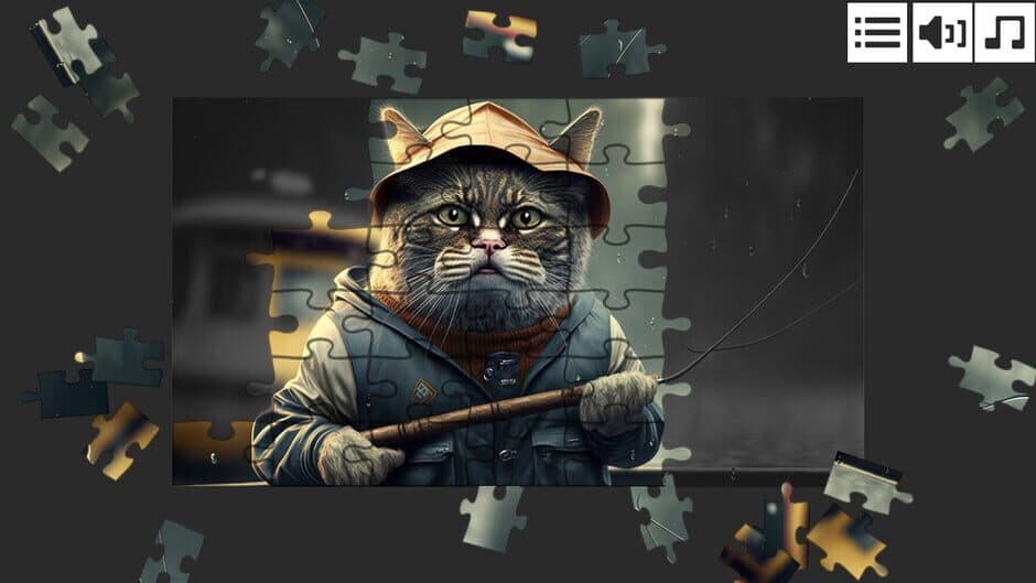 Скриншот 3 из Cat Jigsaw Puzzle Games: Expansion Pack 2