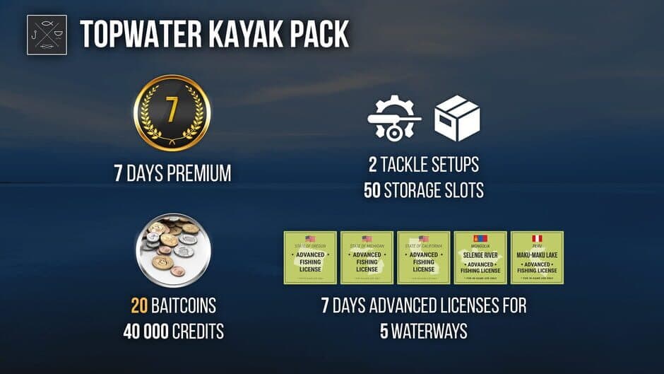 Скриншот 3 из Fishing Planet: Topwater Kayak Pack
