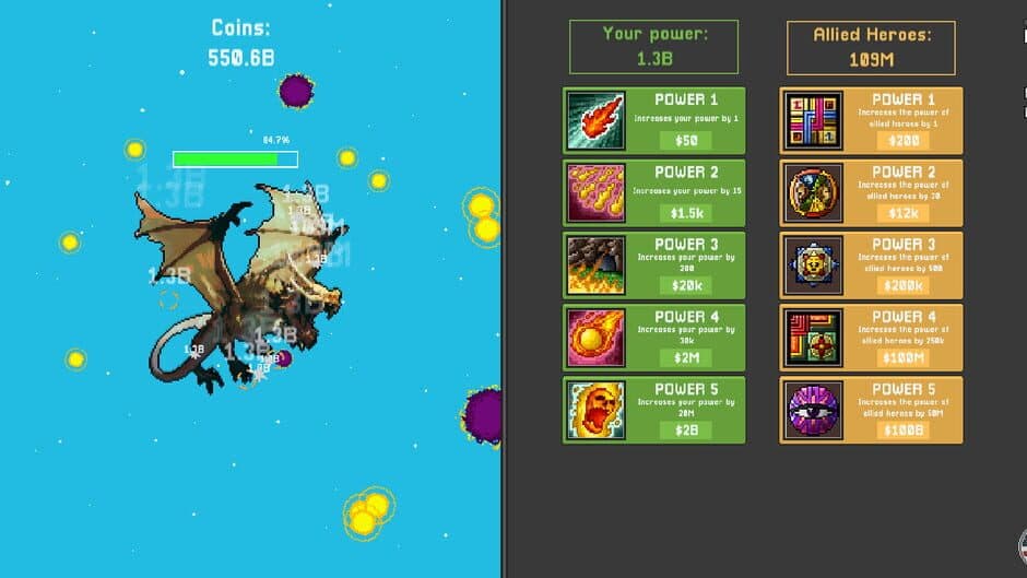 Скриншот 1 из Idle Dragon Clicker: Expansion Pack 1
