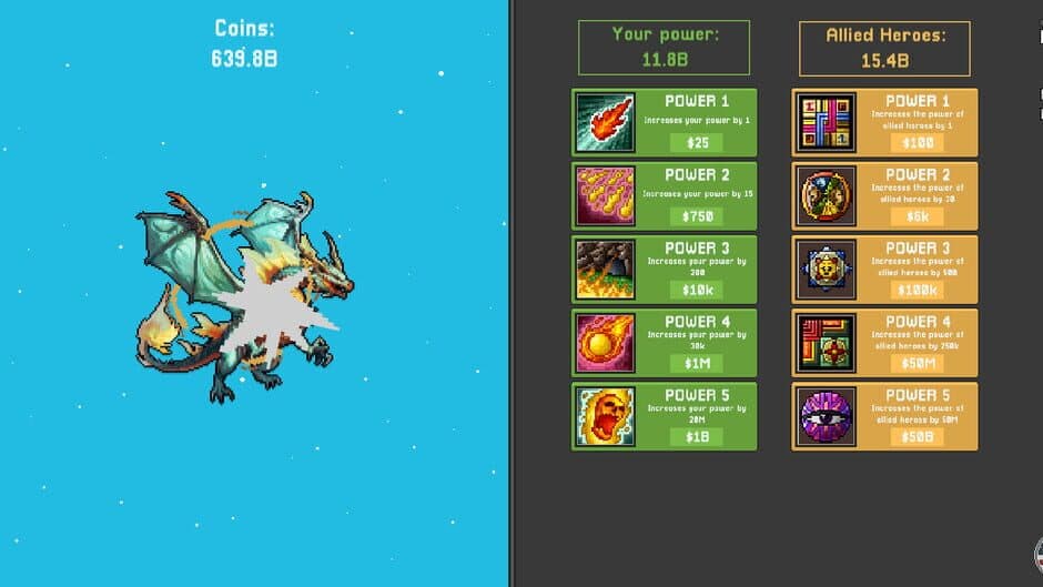 Скриншот 4 из Idle Dragon Clicker: Expansion Pack 1