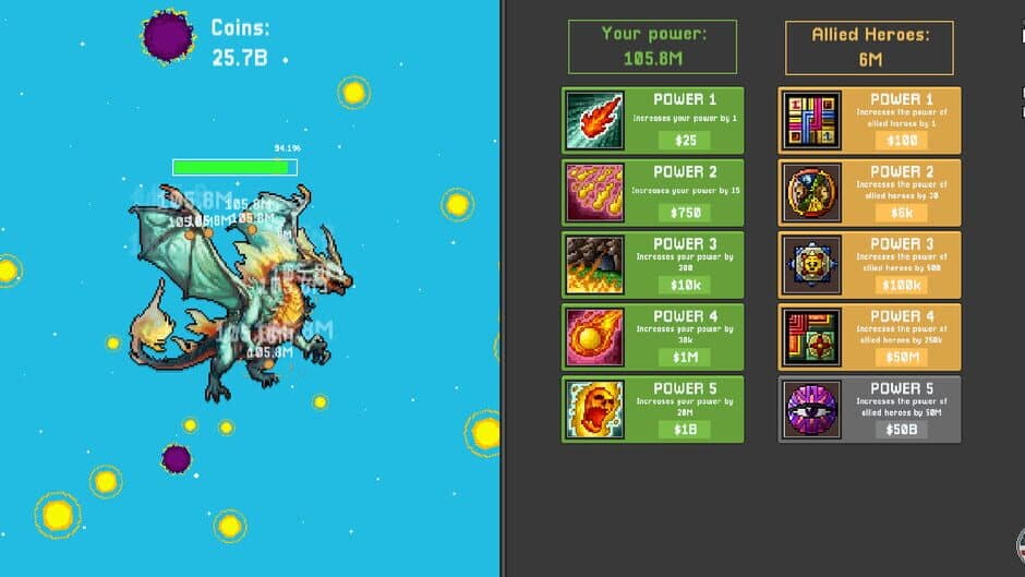 Скриншот 5 из Idle Dragon Clicker: Expansion Pack 1